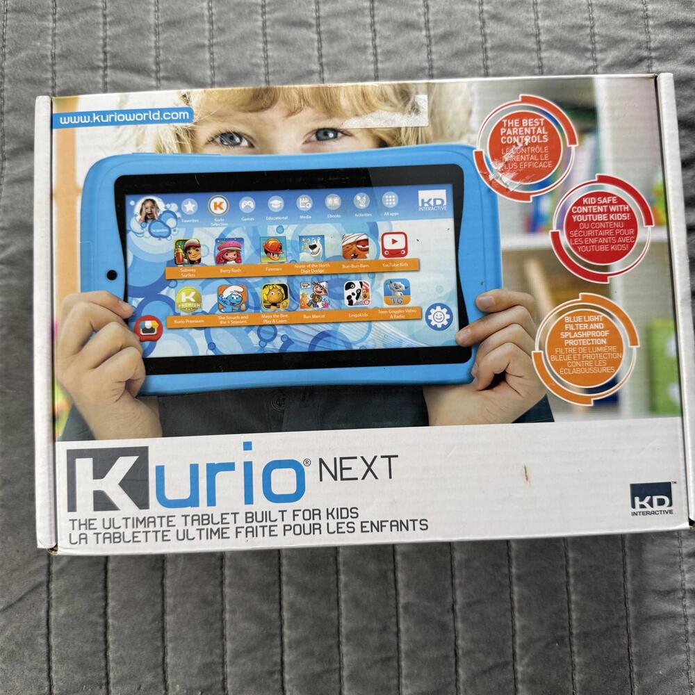 NEW Kurio 7" Android Tablet Kid Safe Next QVC Safe Tech Parental Controls
